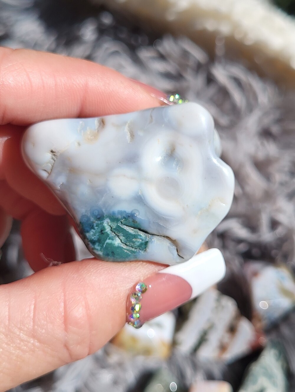 Ocean Jasper Tumbled Stone